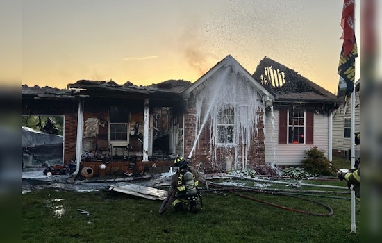Family and Pets Safe After Fire Ravages Clarksville Home on Kingfisher Drive