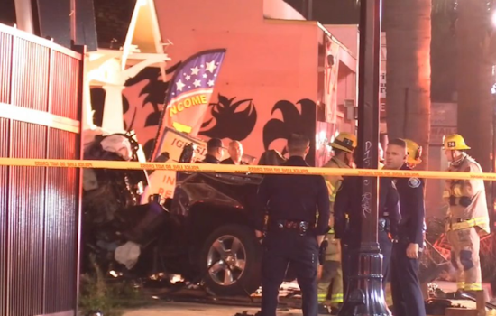 Firefighters Employ 'Jaws of Life' in Predawn Rescue After Santa Ana Truck Accident