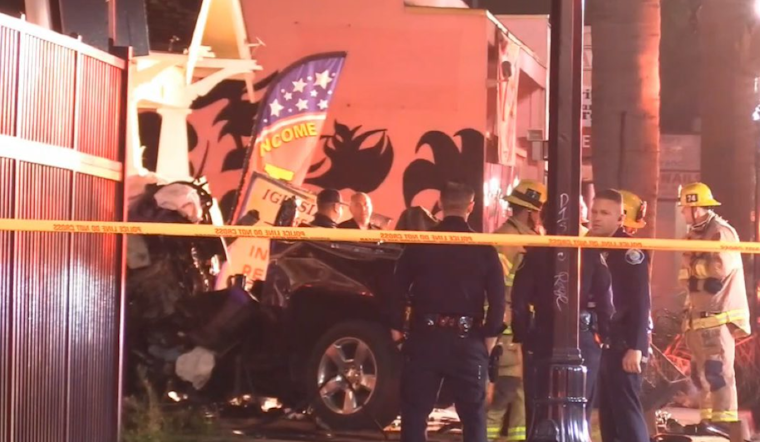 Firefighters Employ 'Jaws of Life' in Predawn Rescue After Santa Ana Truck Accident