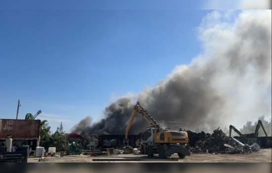 Firefighters Quell Blaze at Everglades Recycling in Opa-locka, Cause Under Investigation