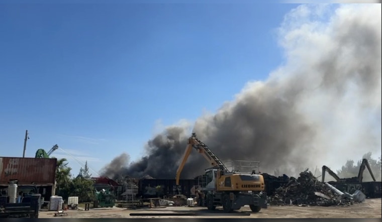 Firefighters Quell Blaze at Everglades Recycling in Opa-locka, Cause Under Investigation