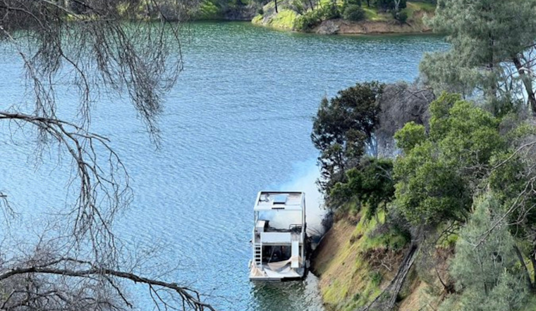 Firefighters Quell Blaze on Drifting Houseboat at Lake Berryessa, Saving Surrounding Napa Lands