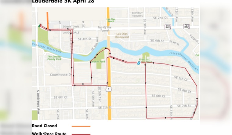 Fort Lauderdale Streets to Close for Annual Walk Like MADD & MADD Dash 5K This Sunday