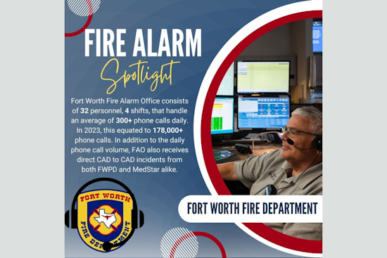 Fort Worth Fire Department Honors 911 Dispatchers During National Public Safety Telecommunicators Week