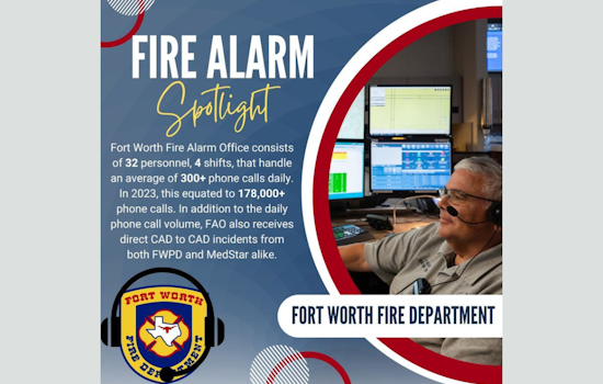 Fort Worth Fire Department Honors 911 Dispatchers During National Public Safety Telecommunicators Week