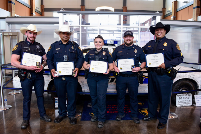 Fort Worth Officers Honored with Lifesaving and Heroes' Award for