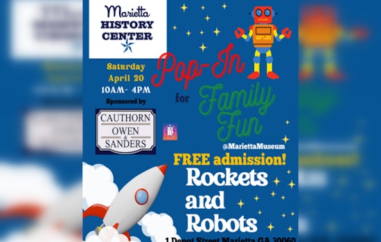 Free 'Rockets and Robots Family Fun Day' at Marietta History Center Promises Educational Excitement for Kids