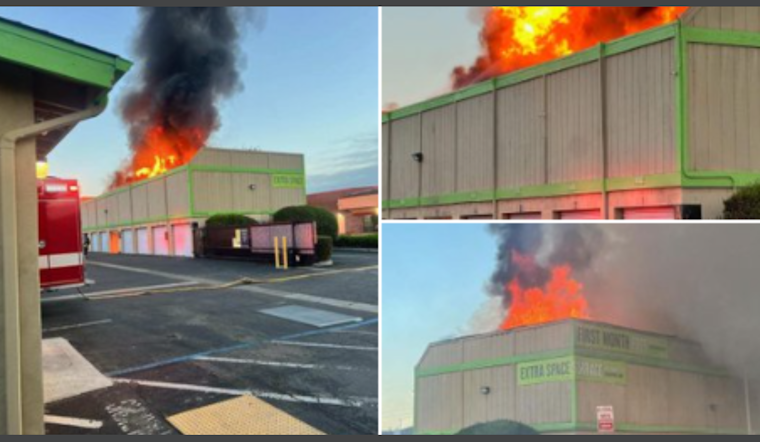 Fremont Storage Facility Inferno Destroys 53 Units, Officials Launch