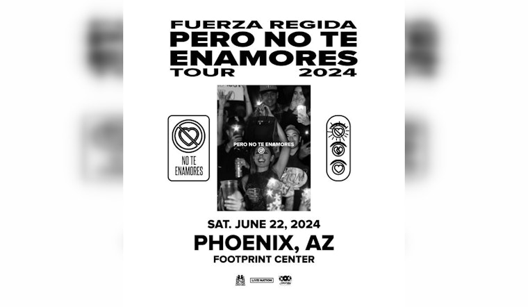 Fuerza Regida to Heat Up Phoenix with "Pero No Te Enamores Tour" at Footprint Center