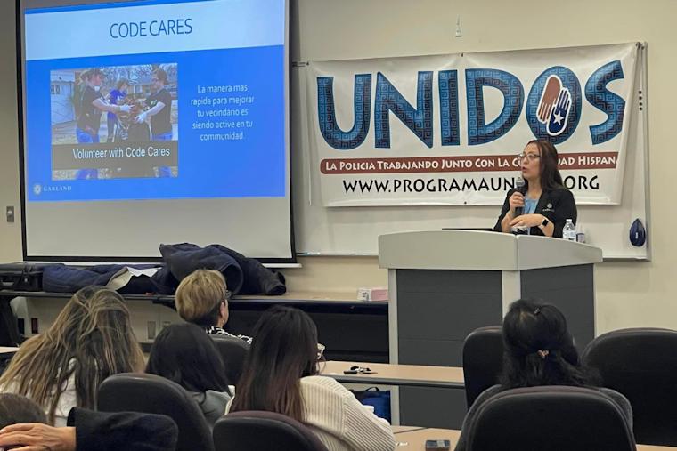 Garland Police Foster Community Bonds with UNIDOS Meeting and K9 Demonstration