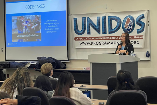 Garland Police Foster Community Bonds with UNIDOS Meeting and K9 Demonstration