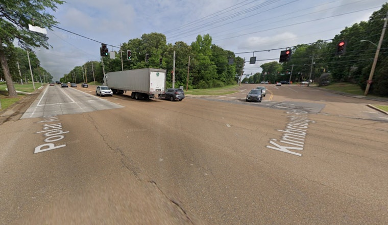 Gas Line Damage Causes Traffic Chaos on Poplar Avenue in Germantown, Detours Implemented