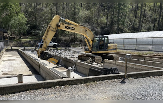 Gatlinburg's Renovation of Historic Trout Facility Hooks Expectations for October Completion