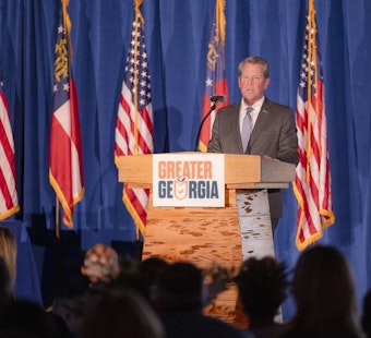 Georgia Governor Brian Kemp Backs Speaker Mike Johnson Amidst GOP Rift Over Leadership