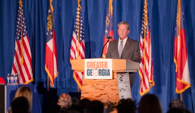 Georgia Governor Brian Kemp Backs Speaker Mike Johnson Amidst GOP Rift Over Leadership