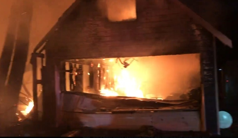 Gig Harbor Firefighters Extinguish Intense Garage Blaze, Save Six Chickens Amid Community Support
