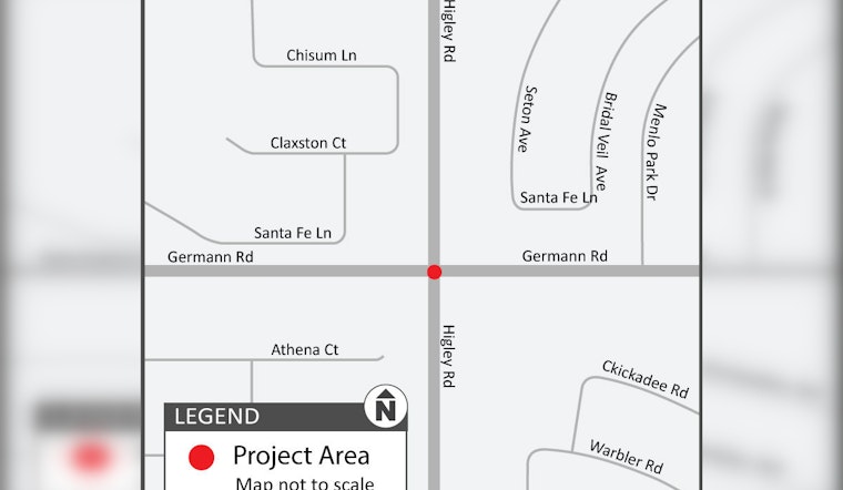 Gilbert Commuters Brace for Construction Delays on Germann Road Until April 19