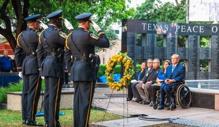 Governor Abbott Honors Slain Officers at Texas Peace Officers' Memorial in Austin