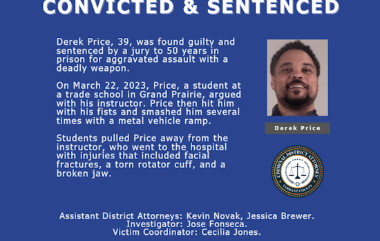 Grand Prairie Police Celebrated by Tarrant County DA for Outstanding Public Safety Work