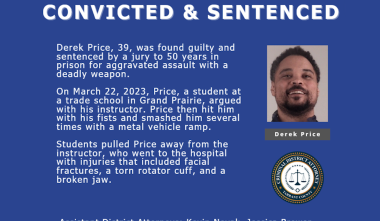 Grand Prairie Police Celebrated by Tarrant County DA for Outstanding Public Safety Work