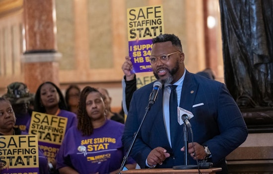 Healthcare Workers Unite at Illinois Capitol to Demand Safer Staffing Levels and Legislation