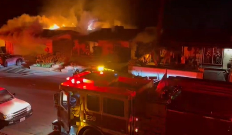 House Fire Engulfs San Clemente Home; No Injuries as OC Firefighters Quell Flames, Investigation Underway