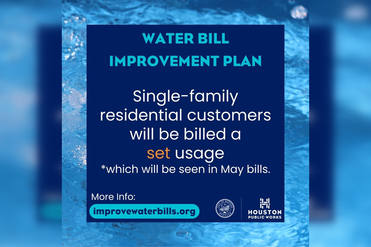 Houston Mayor Announces Overhaul of Water Billing System for