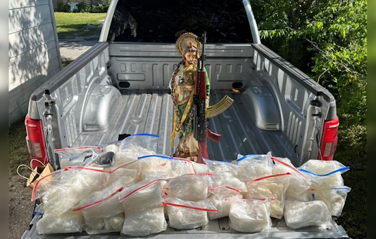 Houston Police Seize 45 Kilos of Meth, Heroin, and AK47-Style Rifle in Major Drug Bust