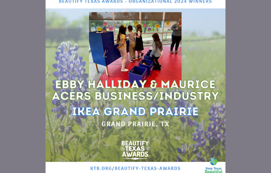 IKEA Grand Prairie Honored with Beautify Texas Award for Environmental Initiatives