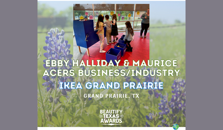 IKEA Grand Prairie Honored with Beautify Texas Award for Environmental Initiatives