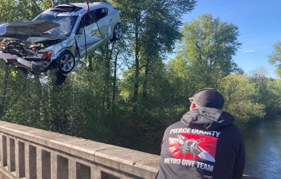 Illegal Street Race in Sumner Leads to Acura's Dramatic Plunge into White River