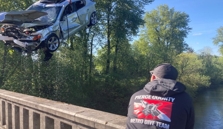 Illegal Street Race in Sumner Leads to Acura's Dramatic Plunge into White River