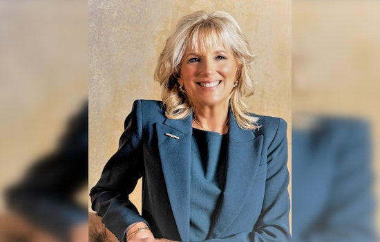 First Lady Jill Biden Shines Spotlight on Military Children with Art Installation at White House