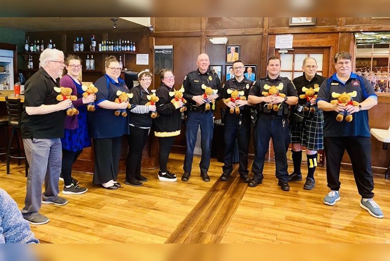 Plymouth Police Partner with Moose Lodge to Offer 'Tommy Moose' Comfort to Children in Crisis