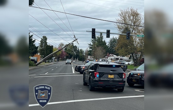 Injury and Power Outages in Hillsboro Following Two-Car Collision, Cornell Road Reopens After Repairs