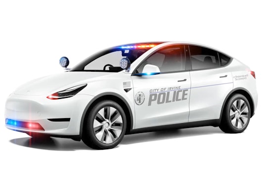 Irvine Police Tease Transition to Tesla Model Y Fleet with a Wink in April Fools Prank