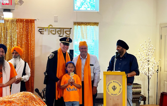 Irving Police and City Leaders Join Sikh Community in Celebrating Khalsa Day - Vaisakhi Festival