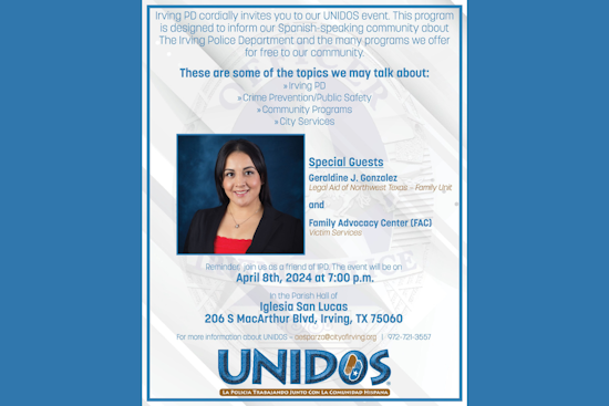 Irving Police Department Hosts UNIDOS Cultural Exchange Following Solar Eclipse Viewing