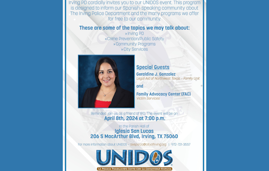 Irving Police Department Hosts UNIDOS Cultural Exchange Following Solar Eclipse Viewing