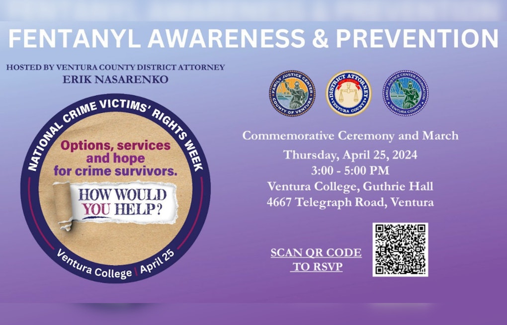 Join Ventura’s Fight Against Fentanyl as Ventura College Hosts DA's Awareness and Prevention Event