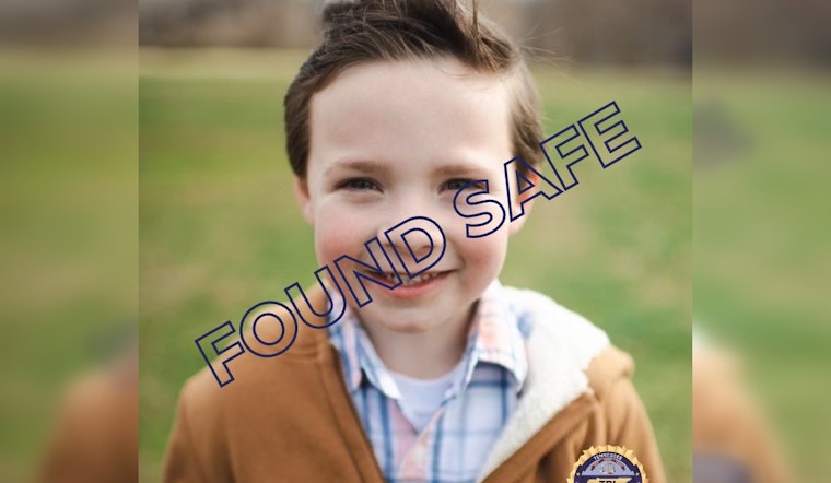 Knox County Boy Found Safe Following Endangered Child Alert, TBI Confirms