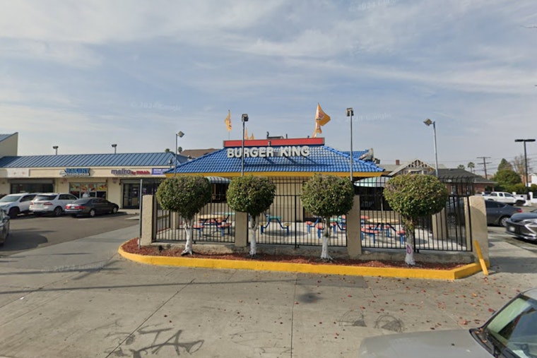 LA Fire Department Rapidly Quells Burger King Blaze in South-Central Los Angeles