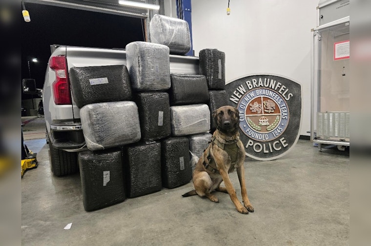Laredo Man Charged After New Braunfels Police Discover 360 Pounds of Marijuana During Traffic Stop