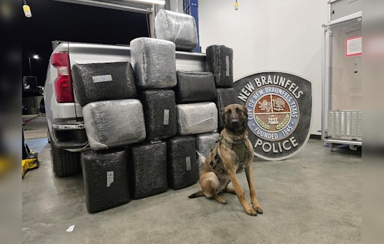 Laredo Man Charged After New Braunfels Police Discover 360 Pounds of Marijuana During Traffic Stop