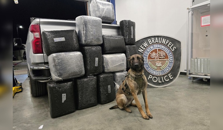 Laredo Man Charged After New Braunfels Police Discover 360 Pounds of Marijuana During Traffic Stop