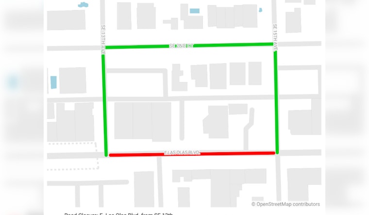 Las Olas Boulevard Reopens After Overnight Repairs in Fort Lauderdale