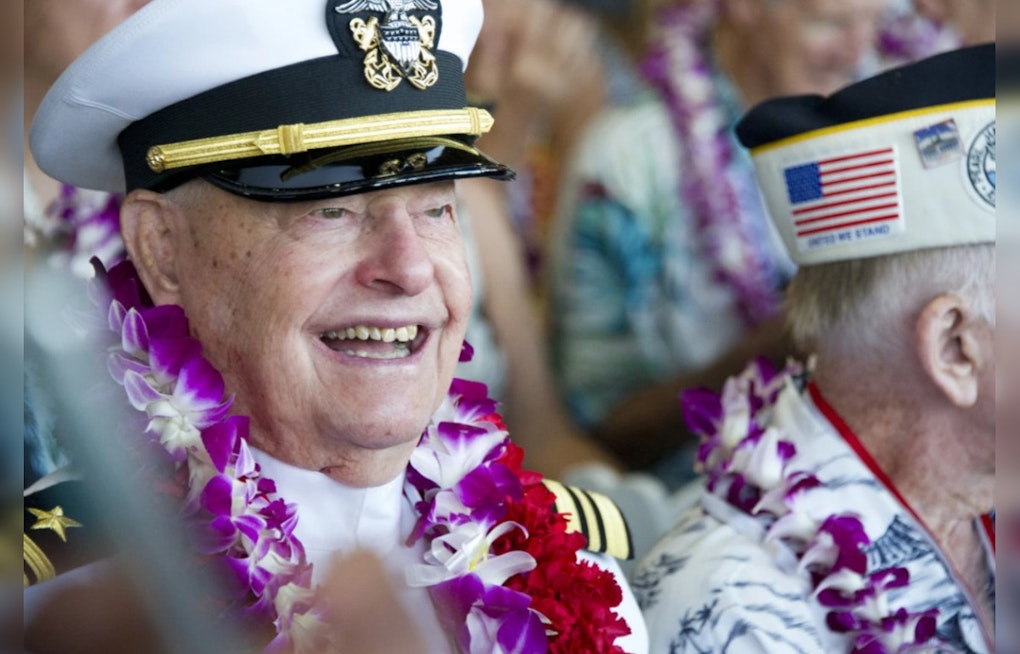 Last of the Arizona: U.S.S. Hero Lou Conter Salutes Goodbye at 102