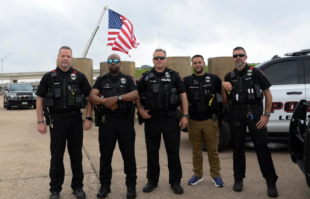 Lewisville Police Officers Champion Valor with Escort for Medal of Honor Recipients to Gainesville