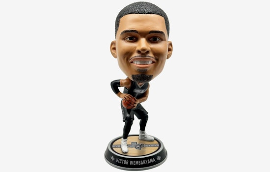 Limited Edition Victor Wembanyama Bobbleheads Drop, Spurs Fans Gear Up for Collectible Frenzy