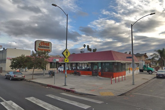 Los Angeles Firefighters Quickly Subdue Blaze at Jim's Burgers in Westlake District